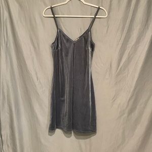 PPLA MIDI Velvet Dress Size M - Gray